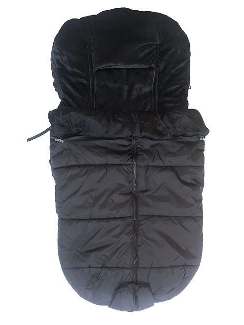 Saco silla polar/impermeable basico negro